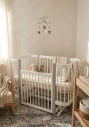 Дитяче ліжечко ТМ Кузя «Ельза» на маятнику  - 