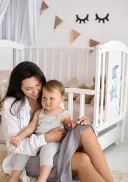 Дитяче ліжечко ТМ Кузя «Лілі» на маятнику з шухлядою Зайчик  - фото № 7 - 