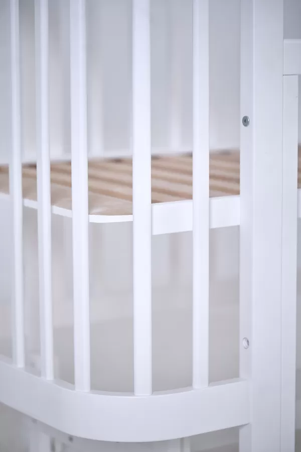 Дитяче ліжко з бука білого кольору Мія